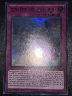 Yugioh! - Frozen Domain of the Ice Barrier - BLTR-EN008 - Ultra Rare - 1st Ed. - Image 1