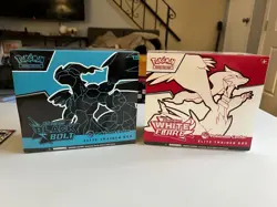 Pokemon Center Black Bolt & White Flare Elite Trainer Box ETB Set SEALED - Image 1