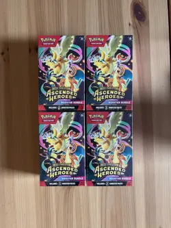 Pokemon Ascended Heroes Booster Bundles X4 Sealed - Image 1