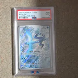Pokemon TCG Articuno Sv09: Journey Together 161/159 Illustration Rare Holo PSA 9 - Image 1