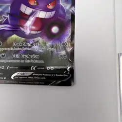 Pokemon Gengar V Ultra Rare SWSH08: Fusion Strike 156/264 NM T4495 - Image 3