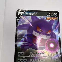 Pokemon Gengar V Ultra Rare SWSH08: Fusion Strike 156/264 NM T4495 - Image 5