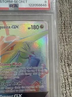 The Pokemon Company Rayquaza GX Celestial Storm Secret Rare 177/168 PSA 9 - Image 3