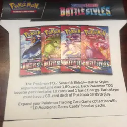 Sword and Shield Battle Styles Booster Pack Pokemon New And Sealed 820650808197 - Image 5