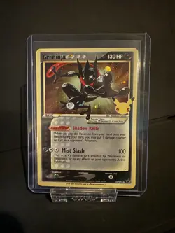 Pokemon TCG Greninja Gold Star SWSH144 Celebrations Black Star Promo - Image 1