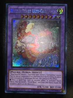 Yugioh! Ritual Beast Ulti-Gaiapelio - BLTR-EN086 - Secret Rare - 1st Edition NM - Image 1
