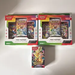 Pokemon First Partner Illustration Collection & Ascended Heroes Booster Bundle - Image 1
