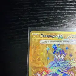 Terapagos ex #173/142 Full Art Gold Pokemon TCG Stellar Crown Hyper Rare NM/M - Image 3