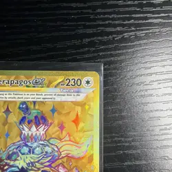 Terapagos ex #173/142 Full Art Gold Pokemon TCG Stellar Crown Hyper Rare NM/M - Image 4