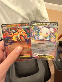 Pokemon Mega Charizard Y ex & Mega Audino ex Ascended Heroes Double Rare Lot NM - Image 1