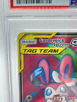 2019 Pokemon S&M Unbroken Bonds GARDEVOIR & SYLVEON GX #204 | PSA 9 MINT - Image 2