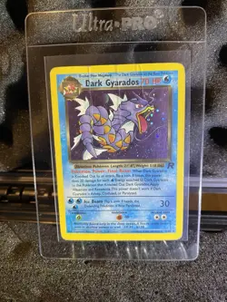 Pokemon - Dark Gyarados 8/82 Holo Rare - WOTC Team Rocket Unlimited HP/DMG - Image 1
