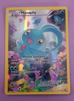 Pokemon TCG Manaphy Holo Holo Rare XY113 Black Star Promo - Image 1