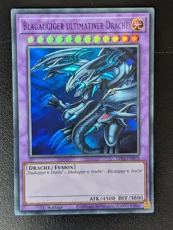 Blauaugiger Ultimativer Drache LDS2-DE018 Lila Ultra Rare Deutsch NM YUGIOH - Image 1