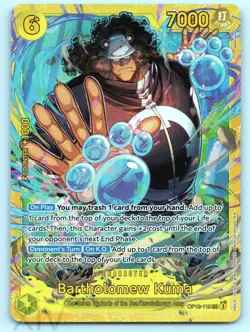 Bartholomew Kuma OP12-119 One Piece Legacy of the Master Secret Rare - Image 1