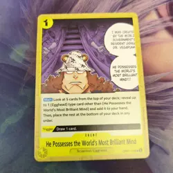 One Piece CCG 500 Years Into The Future He Possesses the World's Most Brilliant - Image 1
