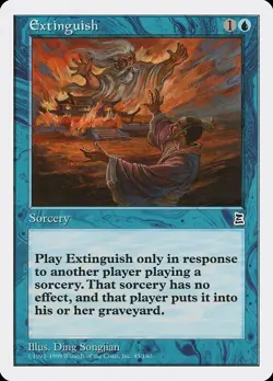 Extinguish Portal Three Kingdoms NM Blue Common MAGIC GATHERING CARD ABUGames - Image 1