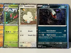 Cosmos Holo 10 Card Lot Pokemon TCG No Duplicates Darkrai Tandemaus - Image 2