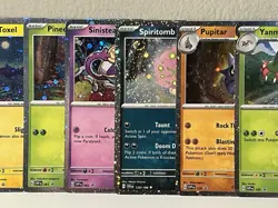 Cosmos Holo 10 Card Lot Pokemon TCG No Duplicates Darkrai Tandemaus - Image 3