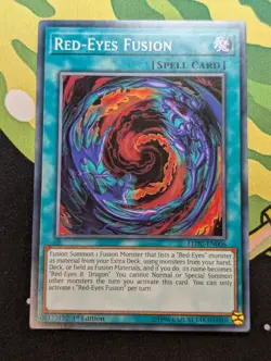 Yugioh Red-Eyes Fusion LEDU-EN006 Common - Image 1