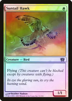 Suntail Hawk FOIL 8th Edition PLD White Common MAGIC GATHERING CARD ABUGames - Image 1