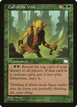 Call of the Wild Weatherlight NM Green Rare MAGIC THE GATHERING CARD ABUGames - Image 1