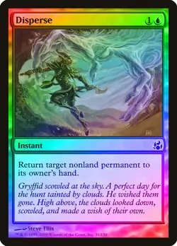 Disperse FOIL Morningtide PLD Blue Common MAGIC THE GATHERING CARD ABUGames - Image 1