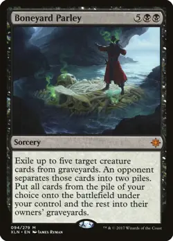 Boneyard Parley Ixalan NM Black Mythic Rare MAGIC THE GATHERING CARD ABUGames - Image 1