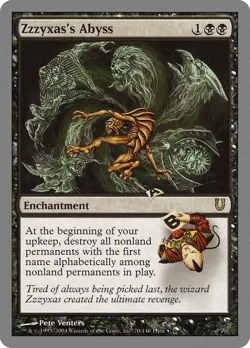 Zzzyxas's Abyss Unhinged NM Black Rare MAGIC THE GATHERING MTG CARD ABUGames - Image 1
