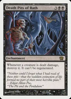 Death Pits of Rath 8th Edition NM Black Rare MAGIC THE GATHERING CARD ABUGames - Image 1