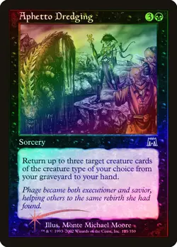 Aphetto Dredging FOIL Onslaught PLD Black Common MAGIC MTG CARD ABUGames - Image 1