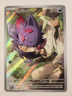 Pokemon TCG Journey Together N's Zorua #189 Holo Promo Card - Image 1