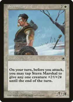Stern Marshal Portal NM White Rare MAGIC THE GATHERING MTG CARD ABUGames - Image 1