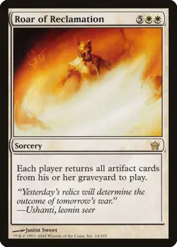 Roar of Reclamation Fifth Dawn NM White Rare MAGIC THE GATHERING CARD ABUGames - Image 1