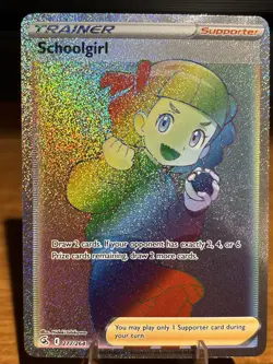 Schoolgirl Full Art 277/264 Rainbow Rare Fusion Strike Pokemon TCG Card - Image 1