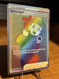 Schoolgirl Full Art 277/264 Rainbow Rare Fusion Strike Pokemon TCG Card - Image 2