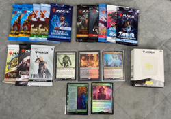 Magic the Gathering 13 Booster Pack sLot with 5 Cards and Pack of Sleeves - Image 1