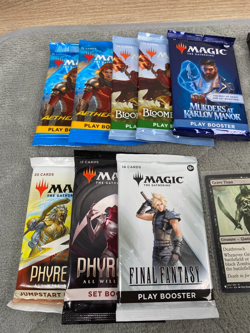 Magic the Gathering 13 Booster Pack sLot with 5 Cards and Pack of Sleeves - Image 2