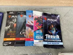 Magic the Gathering 13 Booster Pack sLot with 5 Cards and Pack of Sleeves - Image 4