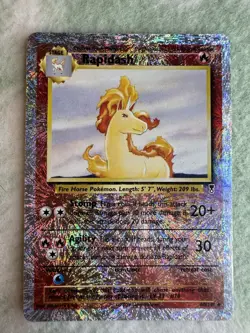 Pokemon TCG Rapidash Legendary Collection Reverse Holo Card 60/110 Vintage 2002 - Image 1