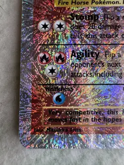 Pokemon TCG Rapidash Legendary Collection Reverse Holo Card 60/110 Vintage 2002 - Image 2