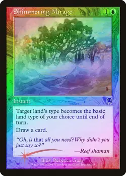Shimmering Mirage FOIL Apocalypse PLD Blue Common MAGIC MTG CARD ABUGames - Image 1