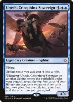 Unesh, Criosphinx Sovereign Hour of Devastation NM Mythic Rare CARD ABUGames - Image 1