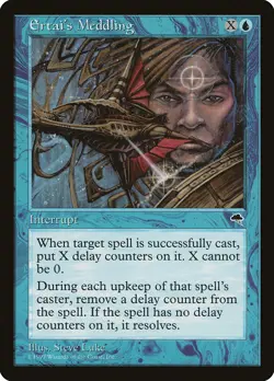 Ertai's Meddling Tempest HEAVILY PLD Blue Rare MAGIC THE GATHERING CARD ABUGames - Image 1