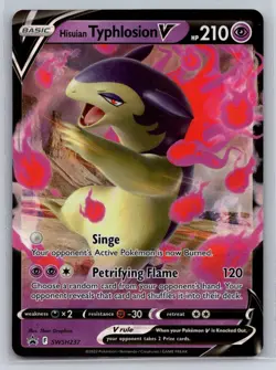 Hisuian Typhlosion V Promo SWSH: Sword & Shield Promo Cards SWSH237 NM - Image 1
