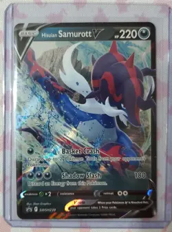 Hisuian Samurott V SWSH239 SWSH: Sword & Shield Promo Cards Holo - Image 1