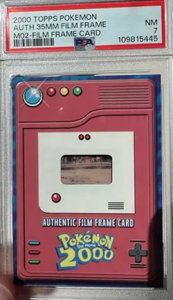 Pokemon TOPPS 2000 the movie - Authentic film frame card - Slowking Ash - PSA7 - Image 5