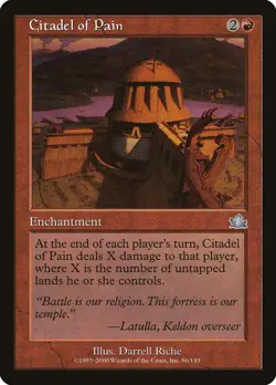 Citadel of Pain Prophecy NM Red Uncommon MAGIC THE GATHERING MTG CARD ABUGames - Image 1