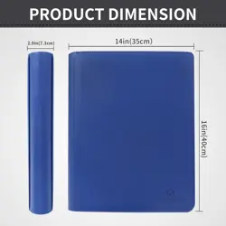 Toploader Binder Holds 324 Toploaders 9 Pockets Top Loader Binder for Cards S - Image 3