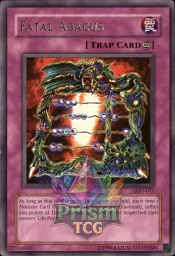 Fatal Abacus rare LOD-011 Yugioh - Image 1